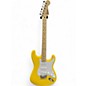 Used Squier Bullet Stratocaster yellow Solid Body Electric Guitar thumbnail