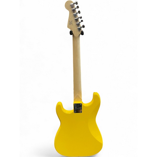 Used Squier Bullet Stratocaster yellow Solid Body Electric Guitar
