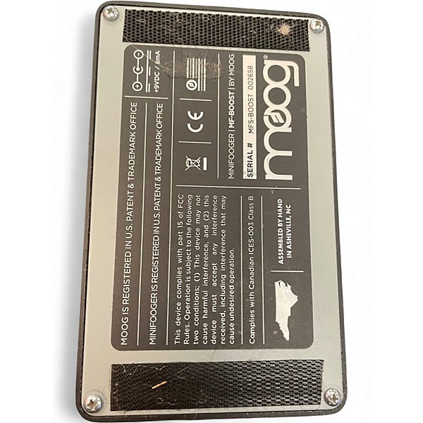 Used Moog Minifooger MF Boost Effect Pedal
