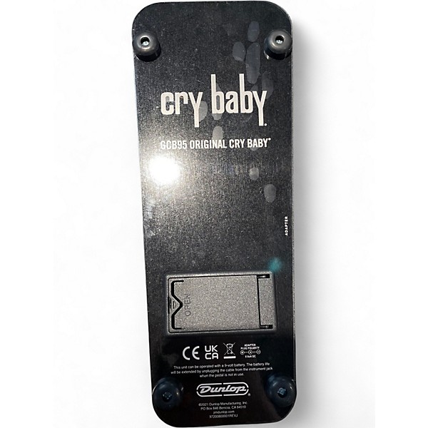 Used Dunlop GCB95 Original Crybaby Wah Effect Pedal