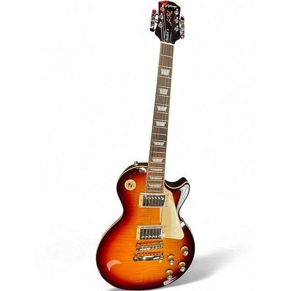 Used Epiphone Les Paul Standard 60s Figured Fireball Solid Body Electric Guitar