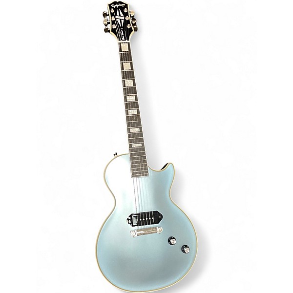 Used 2026 Epiphone Jared James Nichols Les Paul Pelham Blue Solid Body Electric Guitar