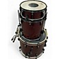 Used Pearl 3 Piece EX EXPORT SERIES THREE PIECE KIT Trans Crimson Red Drum Kit