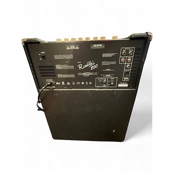 Used Fender RUMBLE 800 2x10 Bass Combo Amp