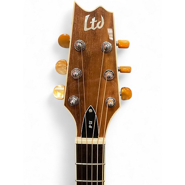 Used ESP LTD TL6 LEFTY BLACK Acoustic Electric Guitar