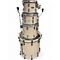 Used DrumCraft 4 Piece Series 8 Limited Edition WHITE Drum Kit