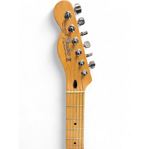 Used Fender Standard Telecaster Left Handed Black Electric Guitar
