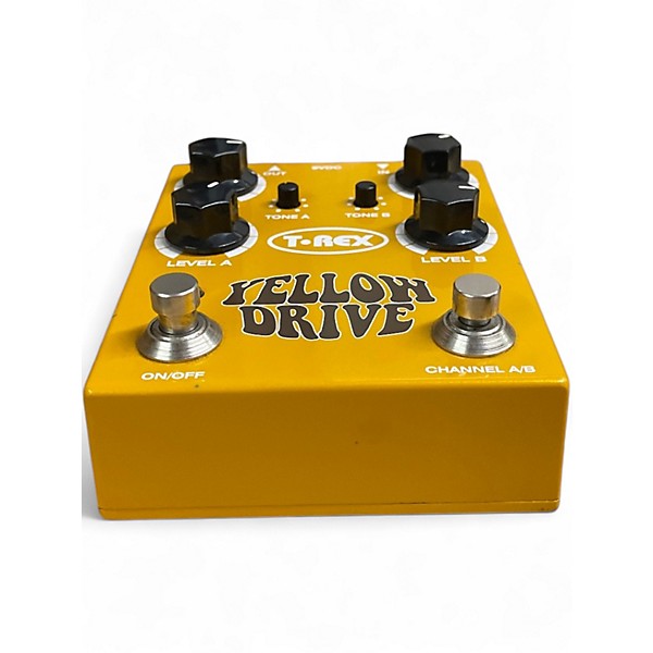 Used T-Rex Engineering Yellow Drive Distortion Effect Pedal