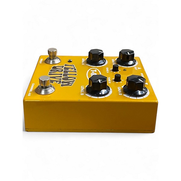 Used T-Rex Engineering Yellow Drive Distortion Effect Pedal