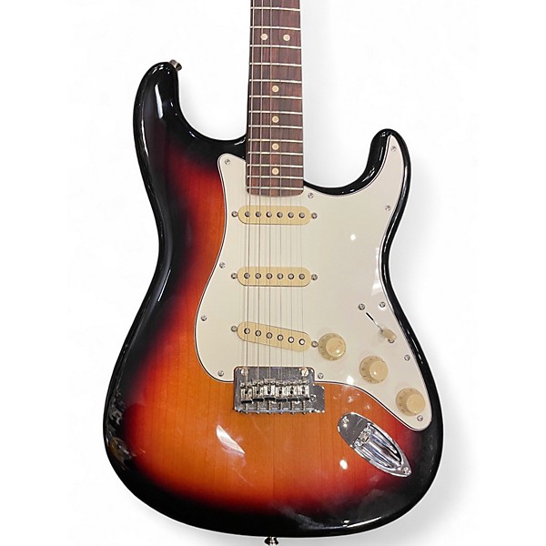 Used Fender Player II Stratocaster 3 Color Sunburst Solid Body Electric Guitar
