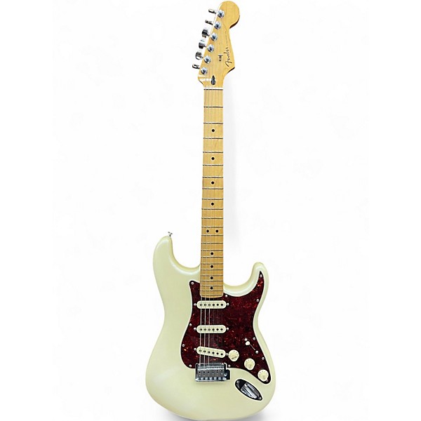 Used Fender Player Plus Stratocaster Olympic Pearl Solid Body Electric Guitar