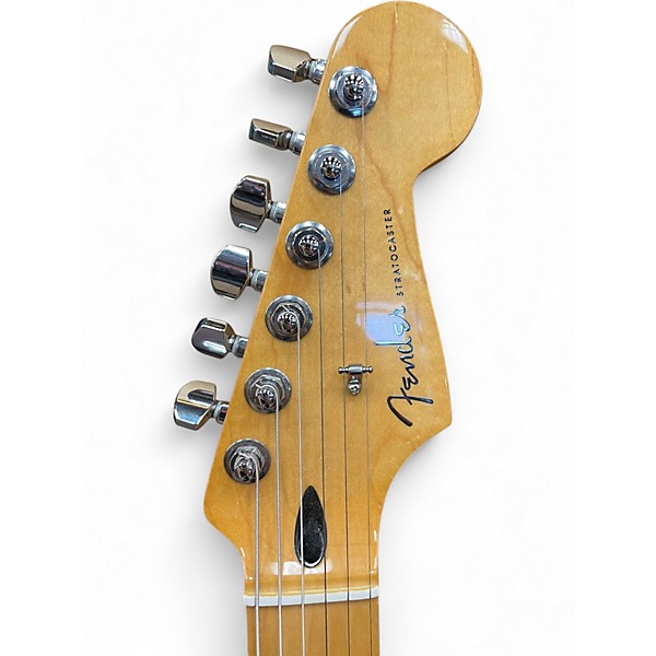 Used Fender Player Plus Stratocaster Olympic Pearl Solid Body Electric Guitar