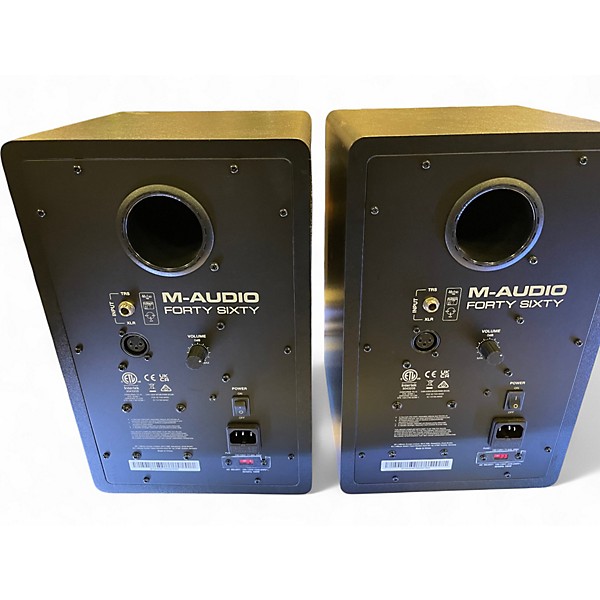 Used M-Audio FORTY SIXTY PAIR Powered Monitor