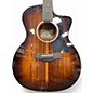 Used Taylor 224CEKDLX Vintage Natural Acoustic Electric Guitar