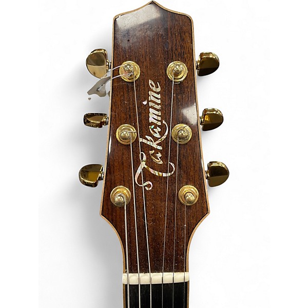 Used Takamine P7D Natural Acoustic Electric Guitar
