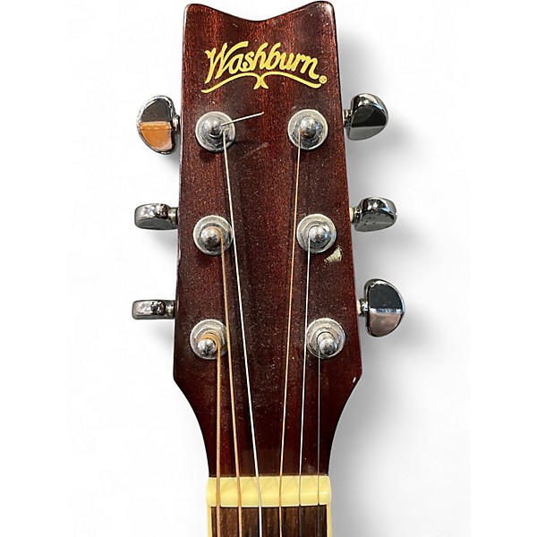 Used Washburn EA8N Natural Acoustic Electric Guitar