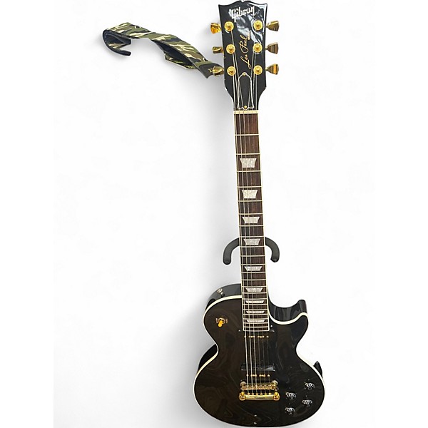 Used 2010 Gibson Les Paul Classic Ebony Solid Body Electric Guitar