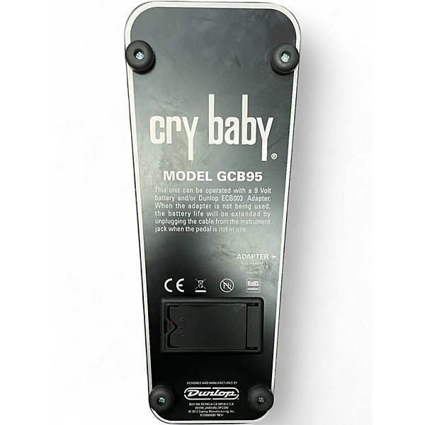 Used Dunlop Original Cry Baby Wah Effect Pedal