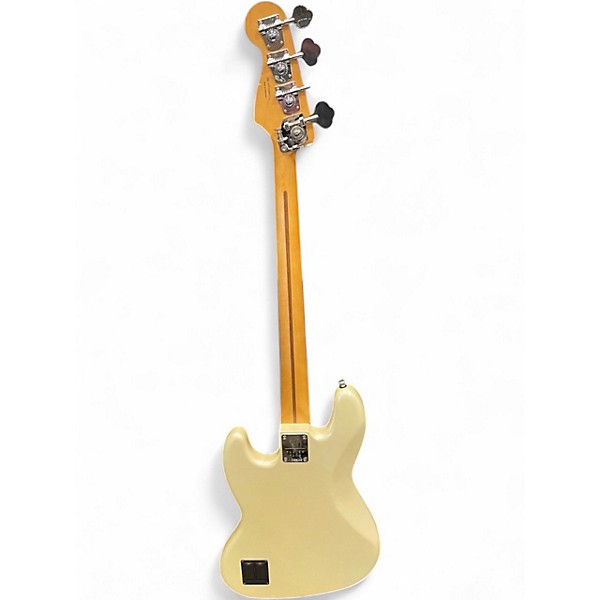 Used Fender Player Plus Active Jazz Bass Olympic Pearl Electric Bass Guitar