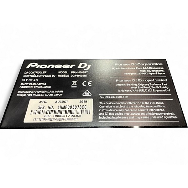Used Pioneer DJ DDJ1000SRT DJ Controller