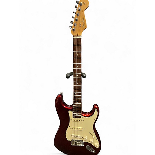 Used 2008 Fender American Standard Stratocaster Metallic Red Solid Body Electric Guitar
