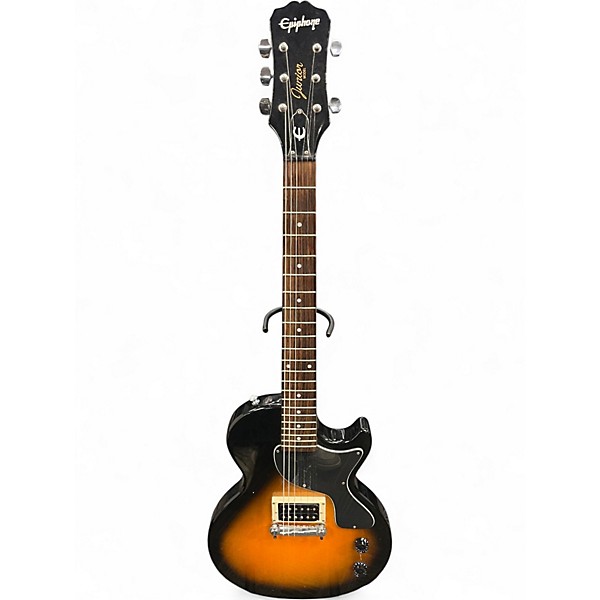 Used Epiphone Les Paul Junior 2 Color Sunburst Solid Body Electric Guitar