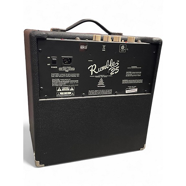 Used Fender Rumble V3 25w 1x8 Bass Combo Amp