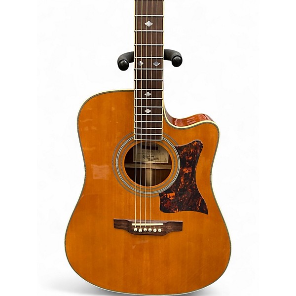 Used Epiphone Masterbuilt DR-500MCE Natural Acoustic Electric Guitar