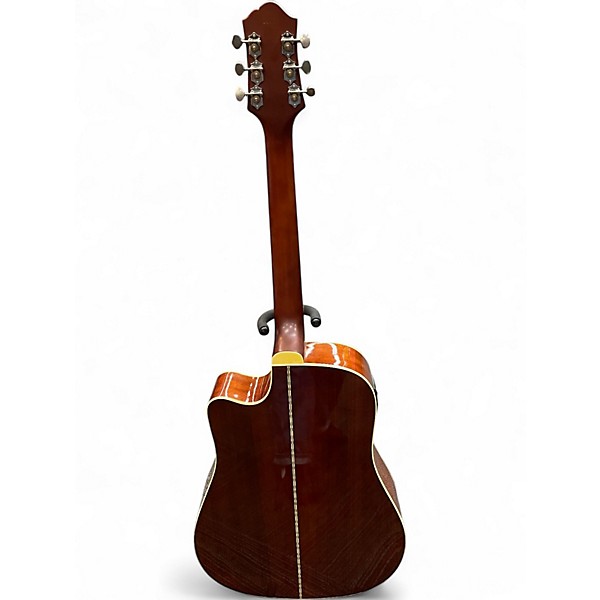 Used Epiphone Masterbuilt DR-500MCE Natural Acoustic Electric Guitar