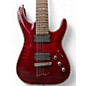 Used Schecter Guitar Research Hellraiser C7 7 String Black Cherry Solid Body Electric Guitar