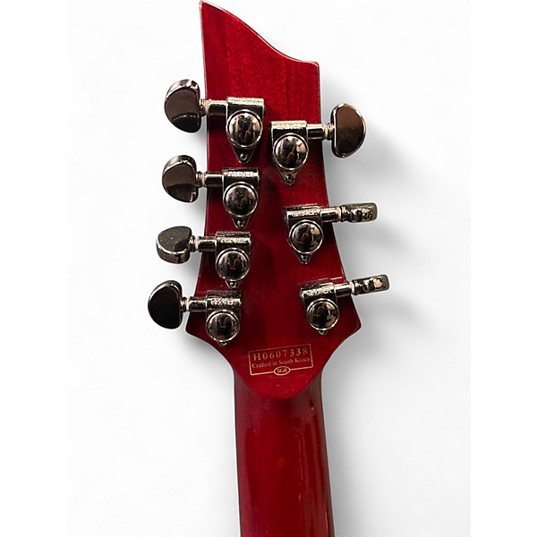 Used Schecter Guitar Research Hellraiser C7 7 String Black Cherry Solid Body Electric Guitar