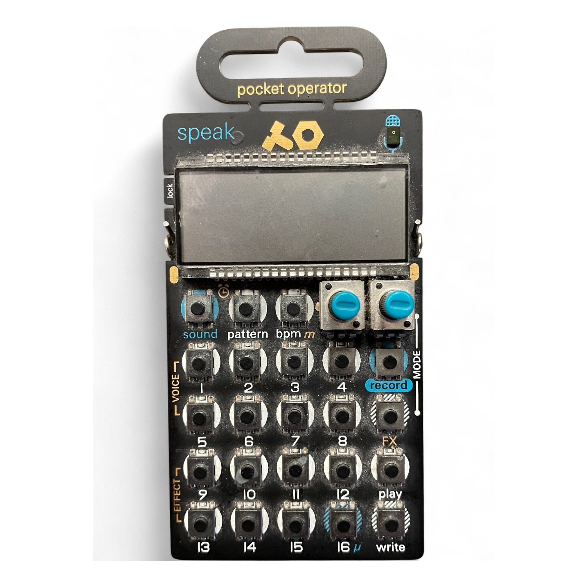 Used teenage engineering PO-35 Pocket Operator Speak Production