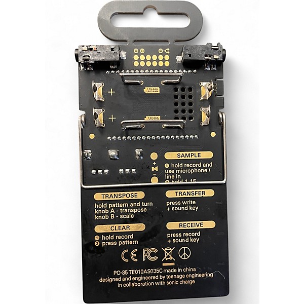 Used teenage engineering PO-35 Pocket Operator Speak Production Controller