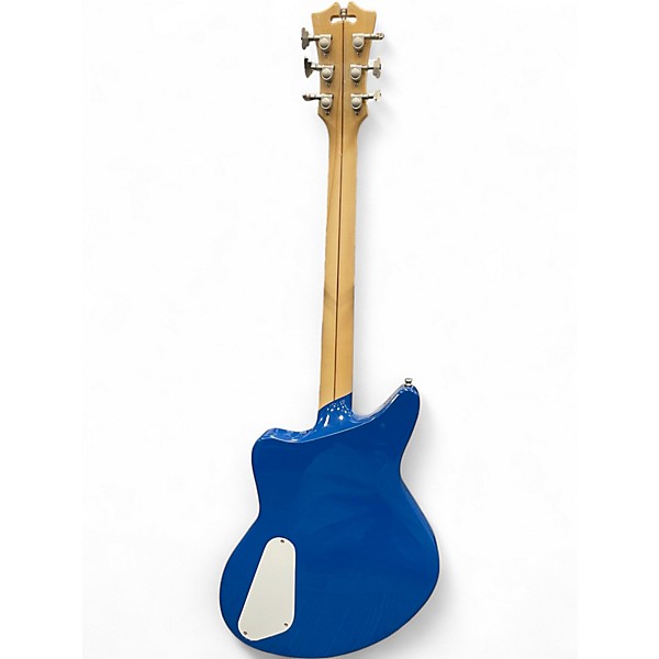 Used D'Angelico Deluxe Bedford SH Sapphire Hollow Body Electric Guitar