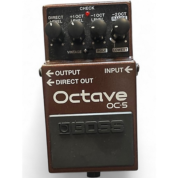 Used BOSS OC-5 Bass Effect Pedal