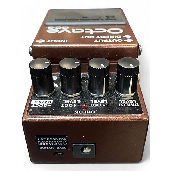 Used BOSS OC-5 Bass Effect Pedal