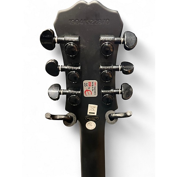 Used Epiphone Les Paul Custom Gunmetal Gray Solid Body Electric Guitar
