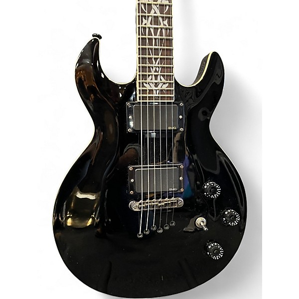 Used Schecter Guitar Research Devil 6 Tribal Solid Body Electric Guitar