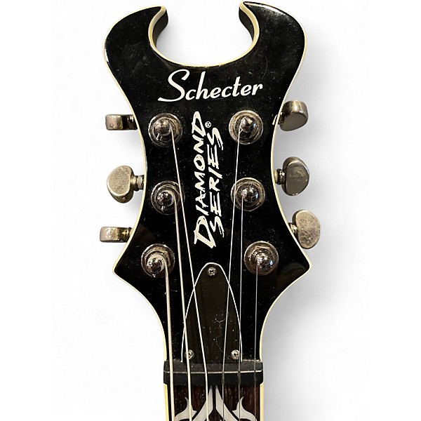 Used Schecter Guitar Research Devil 6 Tribal Solid Body Electric Guitar