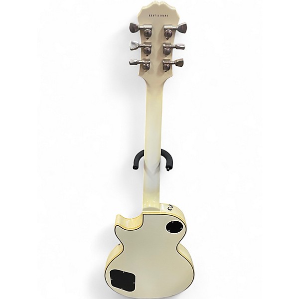 Used Epiphone Les Paul Custom Antique White Solid Body Electric Guitar