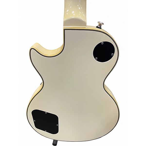 Used Epiphone Les Paul Custom Antique White Solid Body Electric Guitar