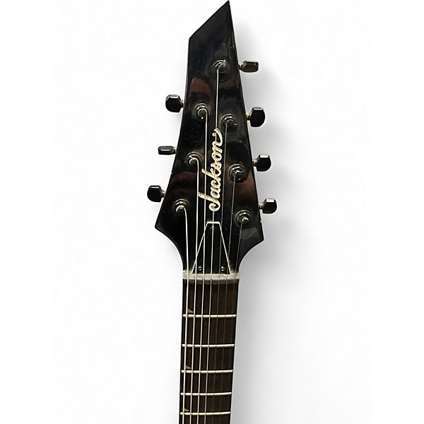 Used Jackson JS22-7 Dinky 7 String Black Solid Body Electric Guitar