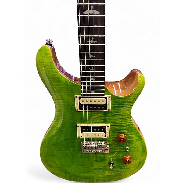 Used PRS CM4 SE Custom 24 Emerald Green Solid Body Electric Guitar