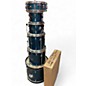Used TAMA 6 Piece Imperialstar Complete Starter Kit Hairline Light Blue Drum Kit thumbnail