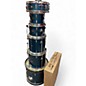 Used TAMA 6 Piece Imperialstar Complete Starter Kit Hairline Light Blue Drum Kit