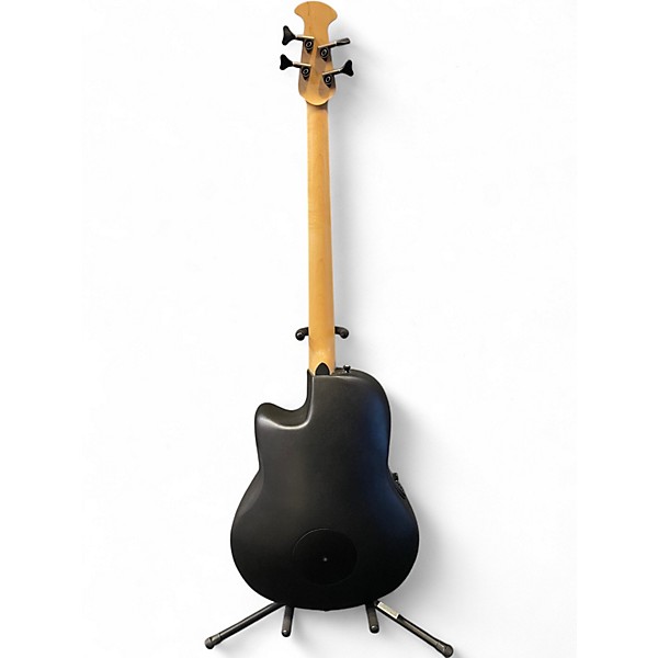 Used Ovation B778TX-5-G Black Acoustic Bass Guitar