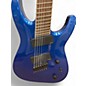 Used Jackson SLATXF7 Soloist 7 String Metallic Blue Solid Body Electric Guitar