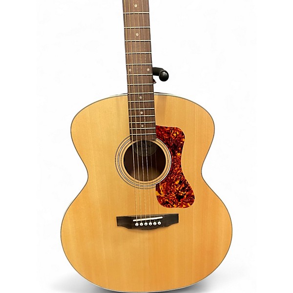 Used Guild F240e Natural Acoustic Electric Guitar