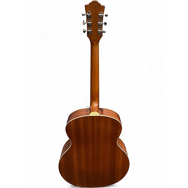 Used Guild F240e Natural Acoustic Electric Guitar