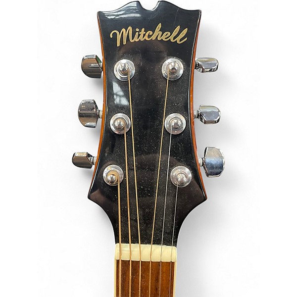 Used Mitchell MD100SCE Natural Acoustic Electric Guitar